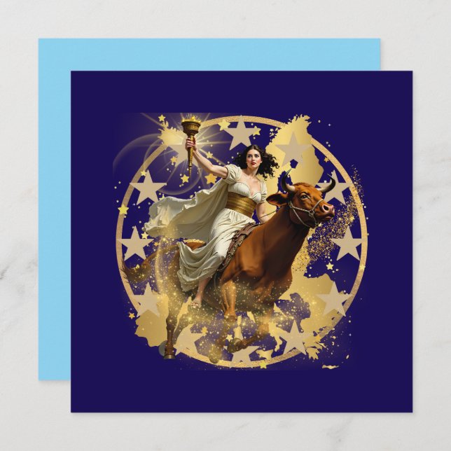 Europa Aurora Invitation (Front/Back)