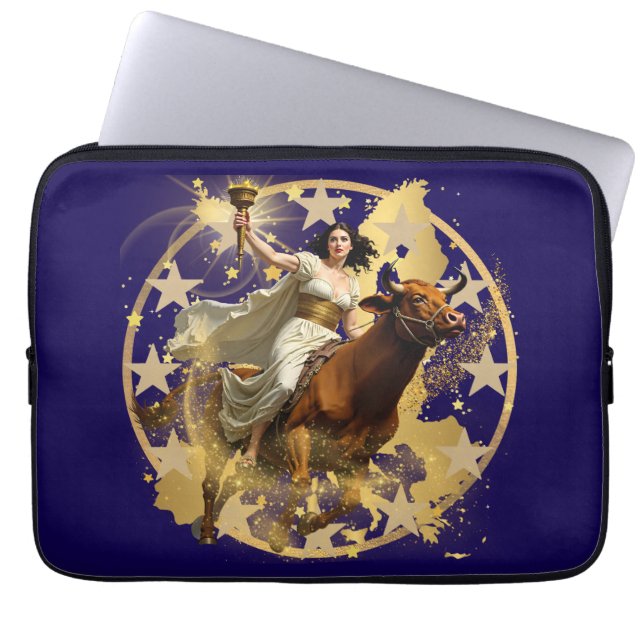 Europa Aurora Laptop Sleeve (Front)