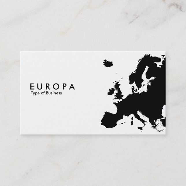 EUROPA BUSINESS CARD (Front)