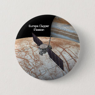 Europa Clipper Mission Spacecraft 6 Cm Round Badge
