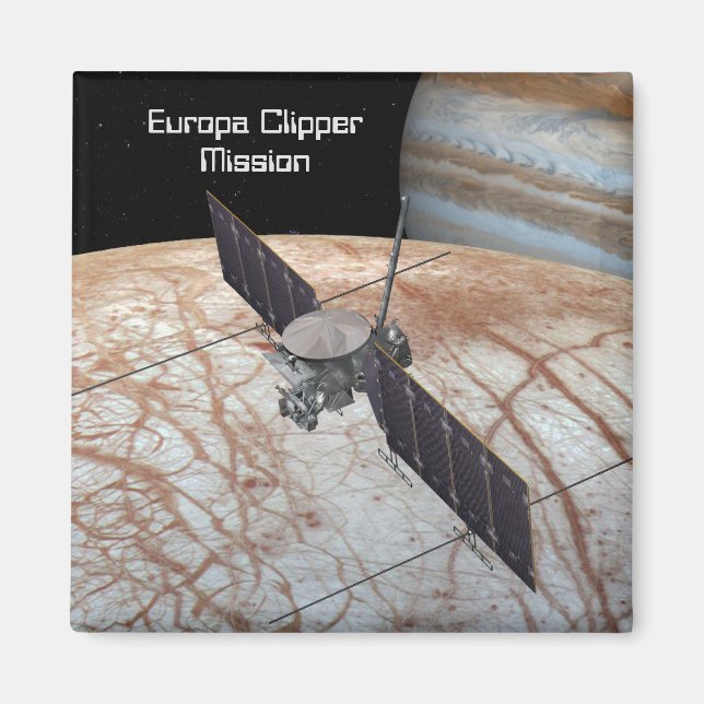 Europa Clipper Mission Spacecraft Magnet (Front)