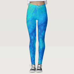 Europa JellyFish 3D Fractal Leggings