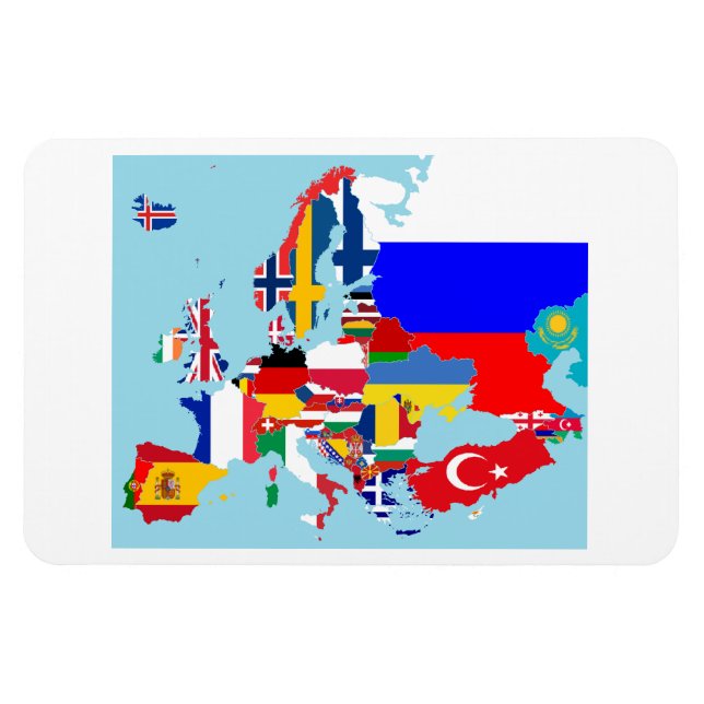 EUROPA MAP MAGNET (Horizontal)