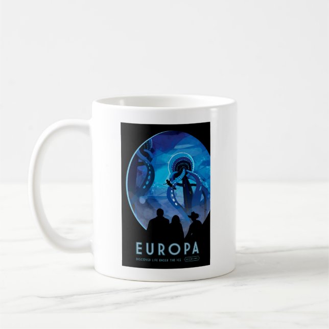 Europa - NASA Visions of the Future Coffee Mug (Left)