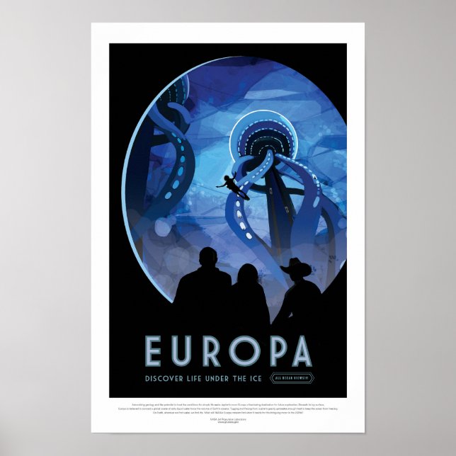 Europa | NASA Visions of the Future Poster (Front)