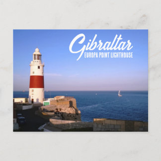 Europa Point Lighthouse in Gibraltar Postcard