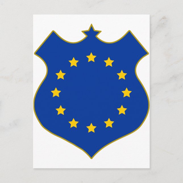 Europa-shield.png Postcard (Front)