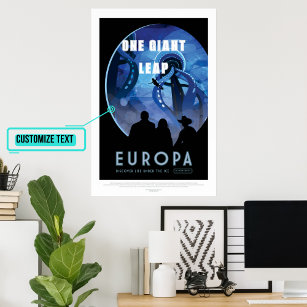 Europa - Space Tourism Poster