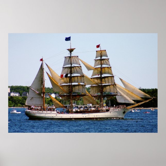 Europa Tall Ship Poster (Front)