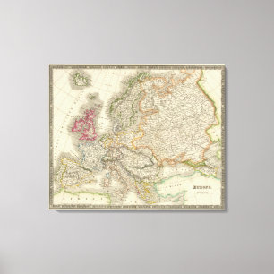Europe 10 canvas print