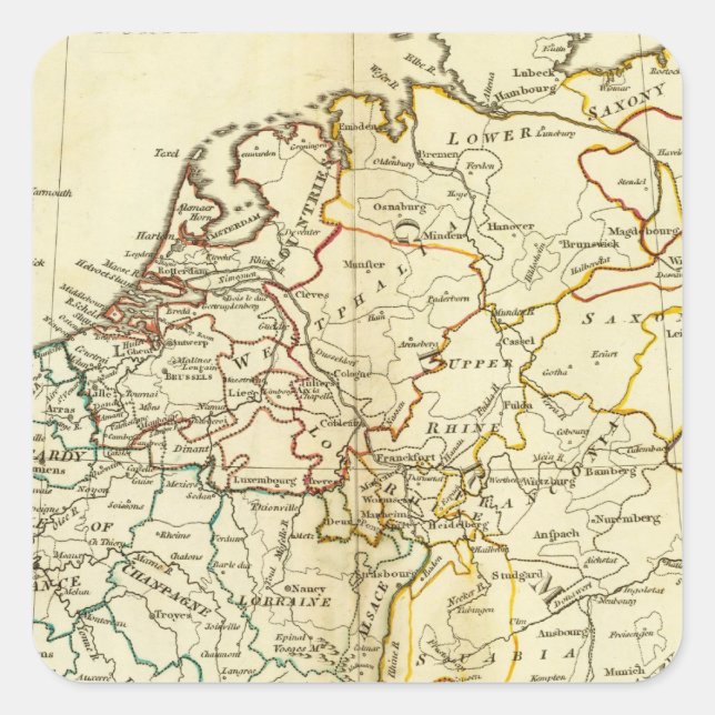 Europe 10 square sticker (Front)