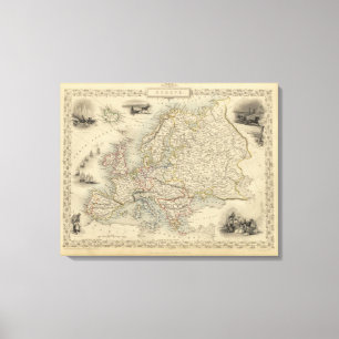 Europe 12 canvas print