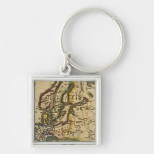 Europe 13 key ring
