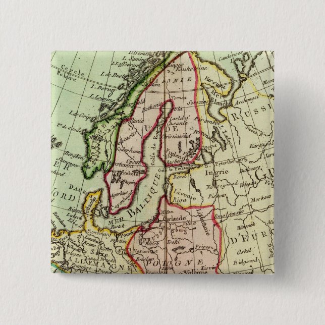 Europe 16 15 cm square badge (Front)