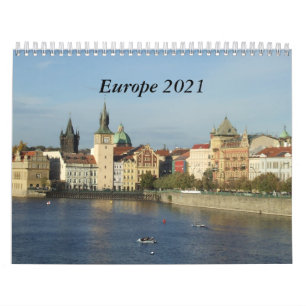 Europe 2021 Travel Calendar