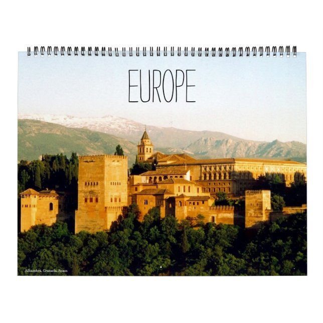 europe 2027 (with locations) large calendar (Cover)