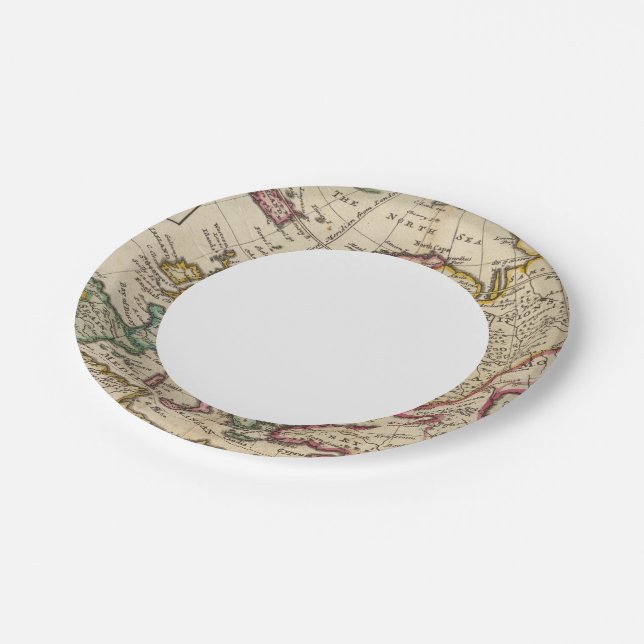 Europe 20 paper plate (Angled)