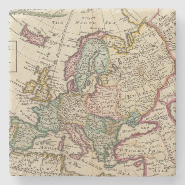Europe 20 stone coaster (Front)