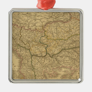 Europe 23 metal tree decoration