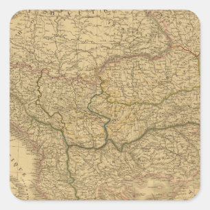 Europe 23 square sticker