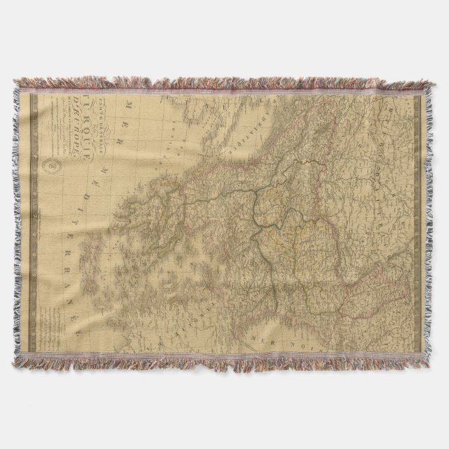 Europe 23 throw blanket (Front)