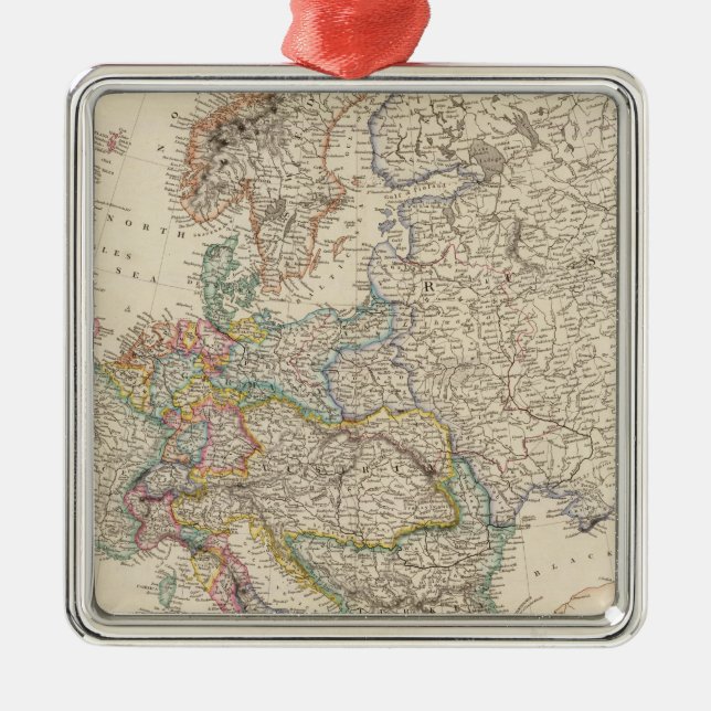 Europe 27 metal tree decoration (Front)