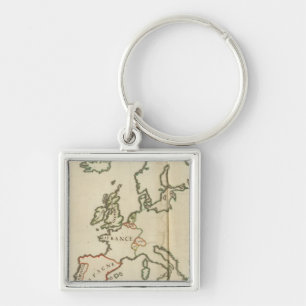 Europe 32 key ring