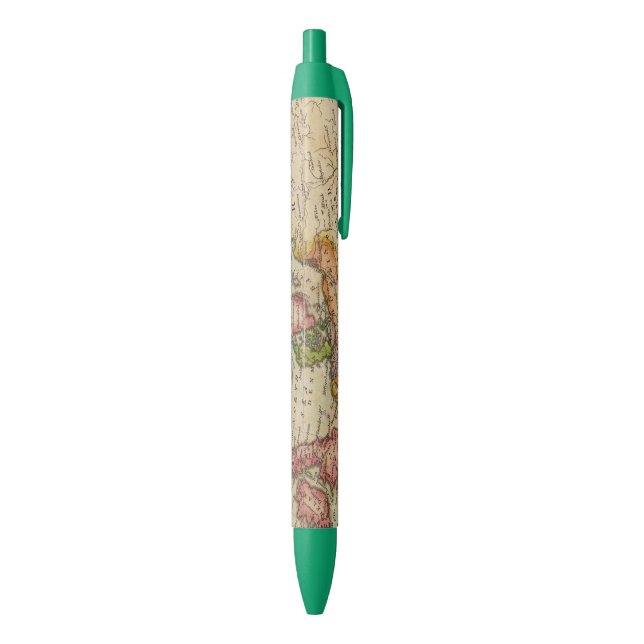 Europe 3 2 black ink pen (Bottom (Vertical))