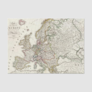 Europe 3 tissue paper