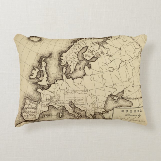 Europe 45 decorative cushion (Front)
