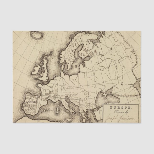 Europe 45 tissue paper (Front)