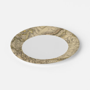 Europe 6 paper plate