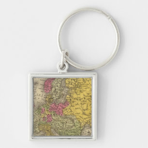 Europe 9 key ring