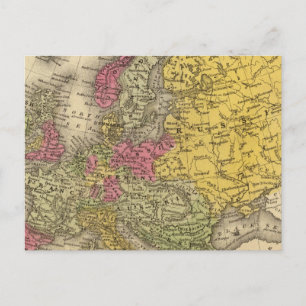 Europe 9 postcard