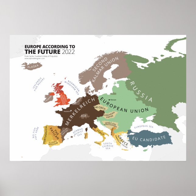 Europe According to the Future 2022 Poster (Front)