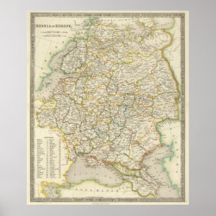 Europe and Russia Poster