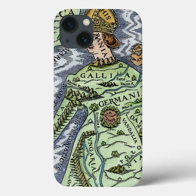 EUROPE AS A QUEEN, 1588 Case-Mate iPhone CASE (Back)