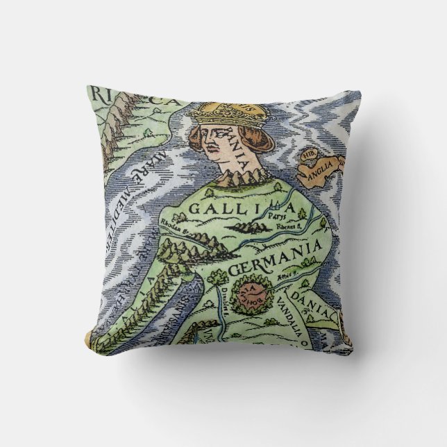 EUROPE AS A QUEEN, 1588 CUSHION (Front)