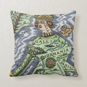 EUROPE AS A QUEEN, 1588 CUSHION
