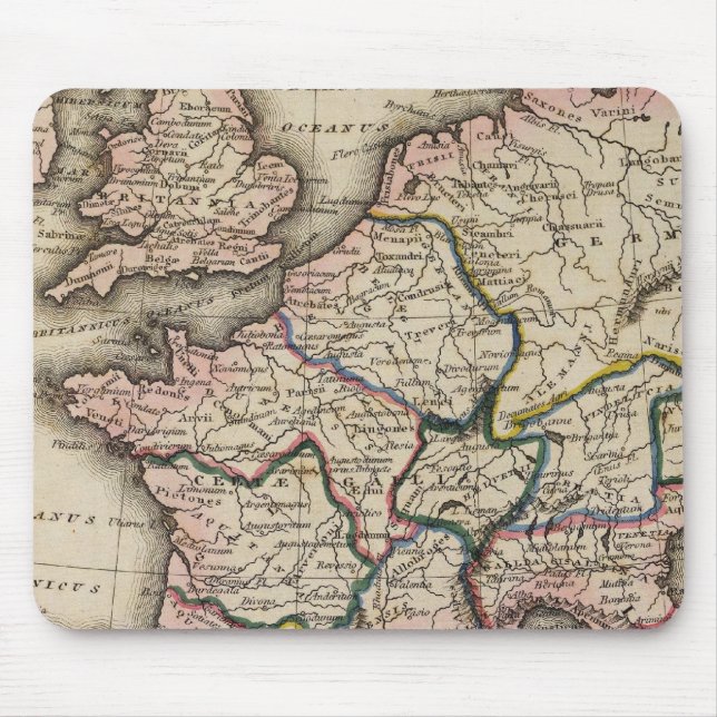 Europe Atlas Map Mouse Pad (Front)
