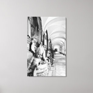 Europe, Austria, Salzburg. Cherub and monument 2 Canvas Print