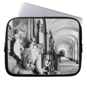 Europe, Austria, Salzburg. Cherub and monument 2 Laptop Sleeve