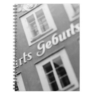 Europe, Austria, Salzburg. Mozart's Birthplace 2 Spiral Notebook