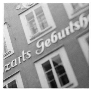 Europe, Austria, Salzburg. Mozart's Birthplace 2 Tile