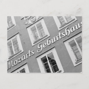 Europe, Austria, Salzburg. Mozart's Birthplace Postcard