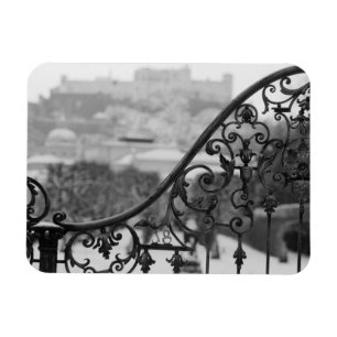 Europe, Austria, Salzburg. View of the Old City Magnet