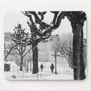 Europe, Austria, Salzburg. Winter, Mouse Pad