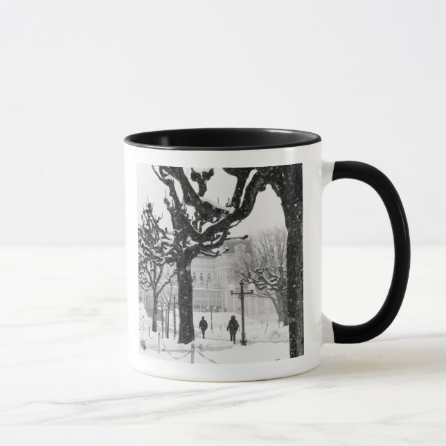 Europe, Austria, Salzburg. Winter, Mug (Right)