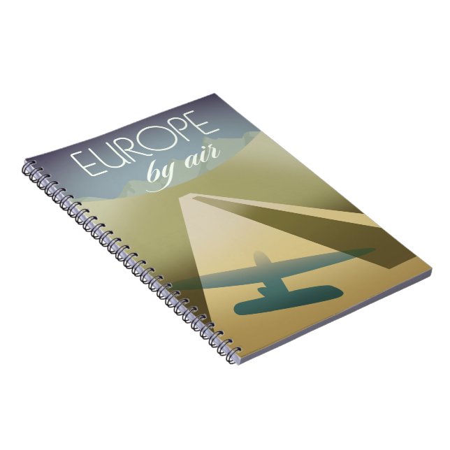 Europe By Air Notebook (Right Side)