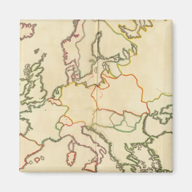 Europe by Religion Magnet (Front)